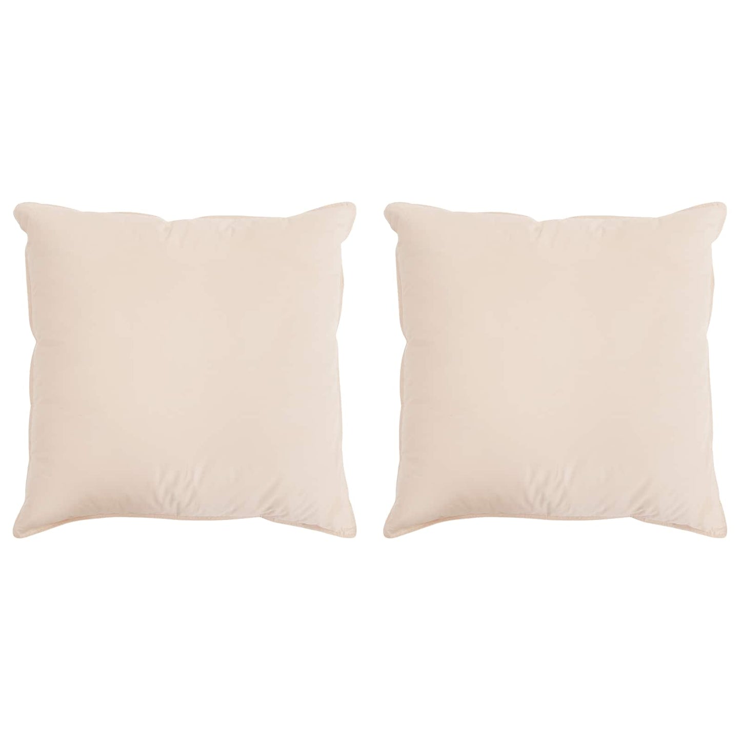 Cuscino 2 pcs Beige 40 x 40 cm Fibra di Kapok | homemem39