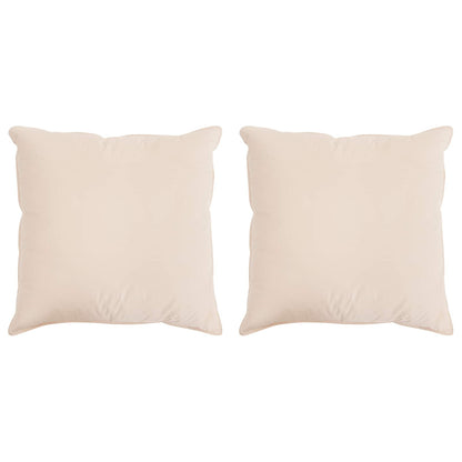 Cuscino 2 pcs Beige 50 x 50 cm Fibra di Kapok | homemem39
