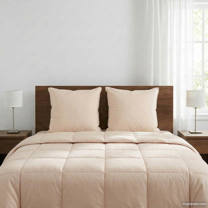 Cuscino 2 pcs Beige 80 x 80 cm Fibra di Kapok | homemem39