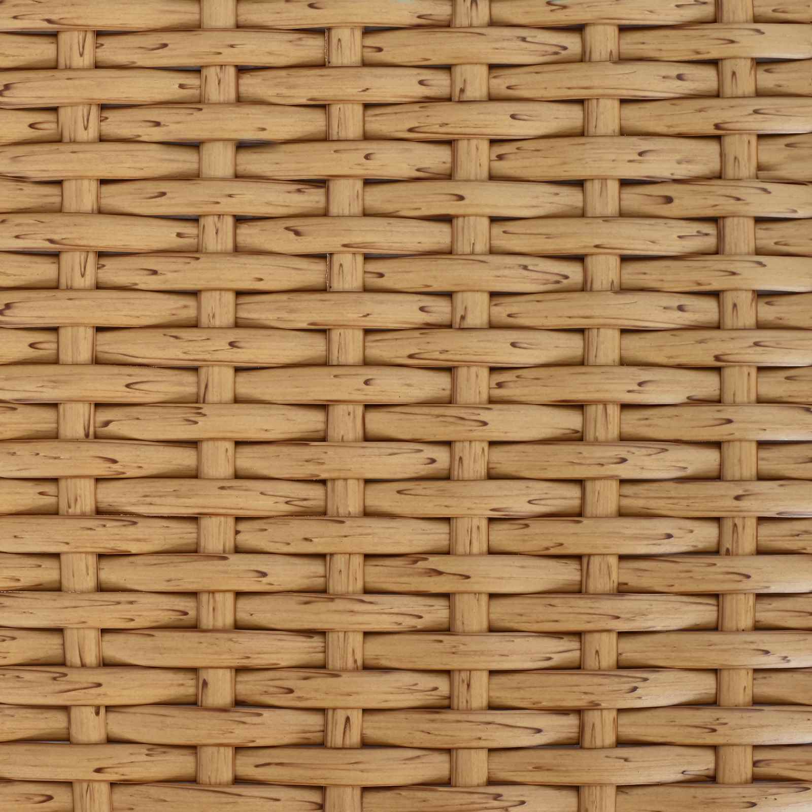 Tavolo da Giardino Naturale 100 x 55 x 37 cm Rattan PE e Vetro | homemem39