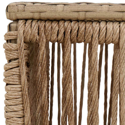 Tavolo da Giardino Beige e Nero 55 x 55 x 37 cm | homemem39
