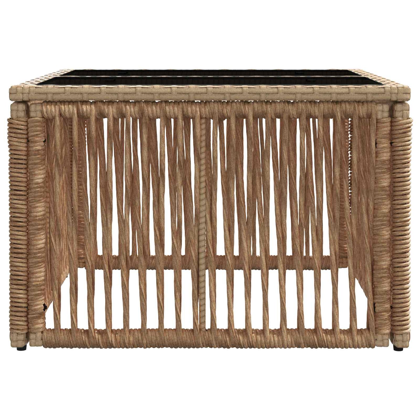 Tavolo da Giardino Beige e Nero 55 x 55 x 37 cm | homemem39
