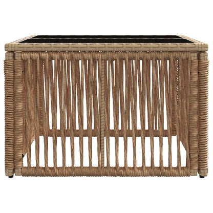 Tavolo da Giardino Beige e Nero 55 x 55 x 37 cm | homemem39