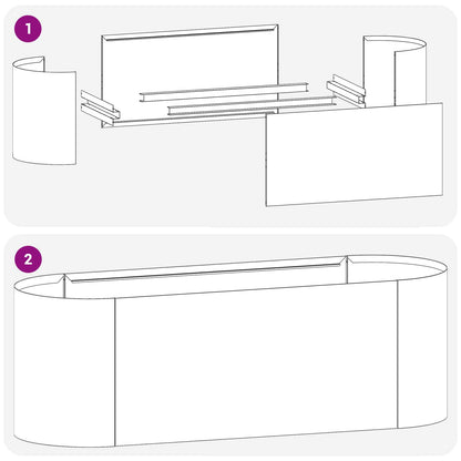 Letto rialzato da giardino Bianco 120 x 40 x 40 cm | homemem39