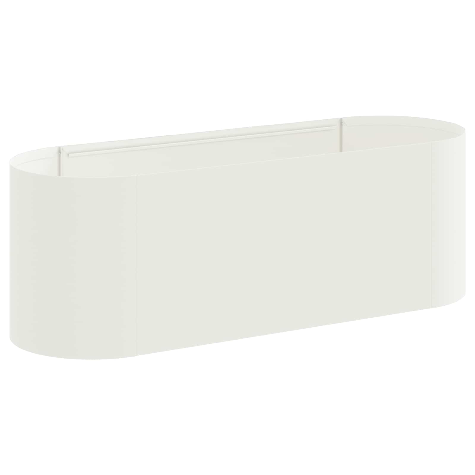 Letto rialzato da giardino Bianco 120 x 40 x 40 cm | homemem39