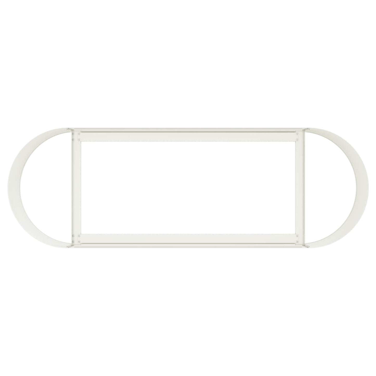Letto rialzato da giardino Bianco 120 x 40 x 40 cm | homemem39