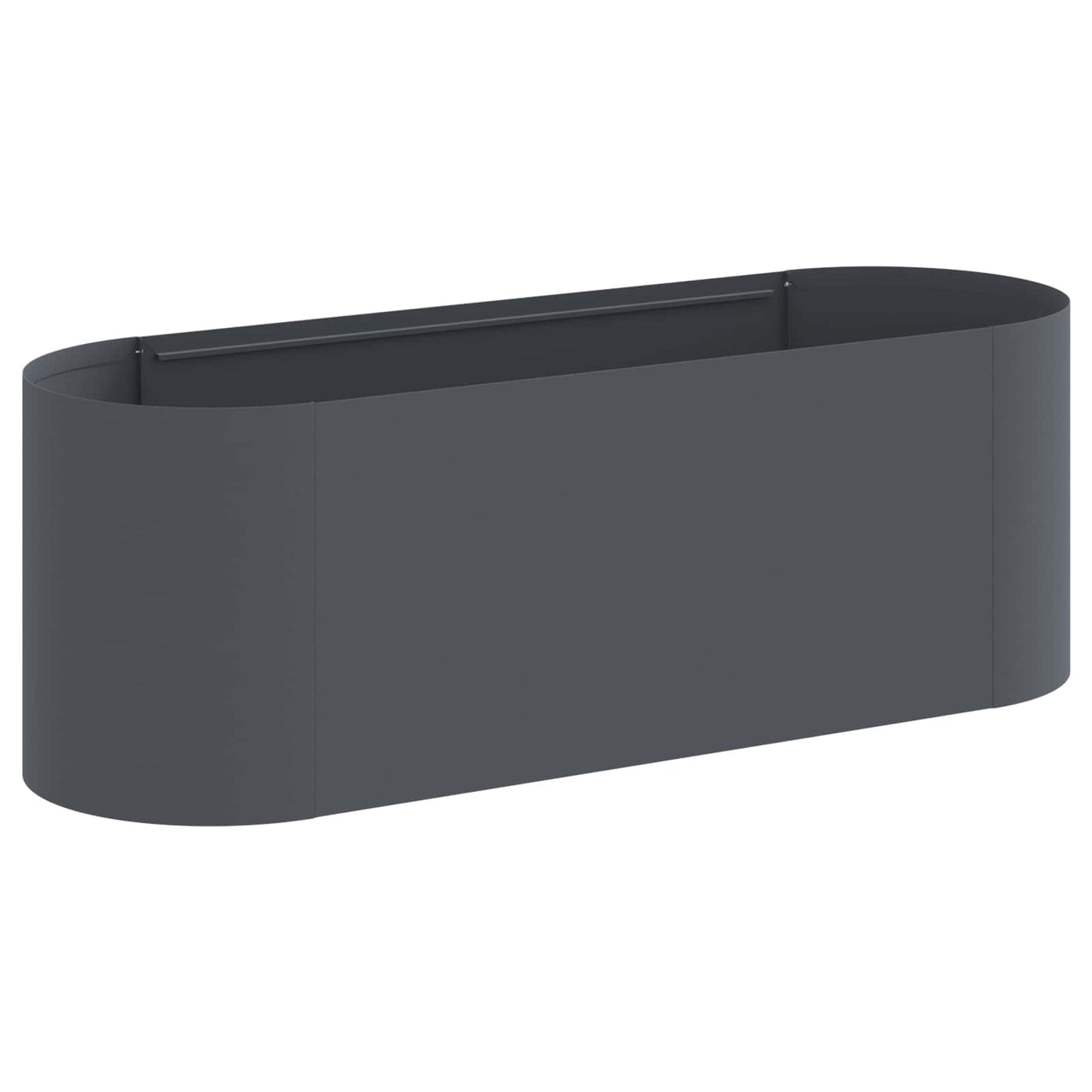 Letto rialzato da giardino Antracite 120 x 40 x 40 cm | homemem39