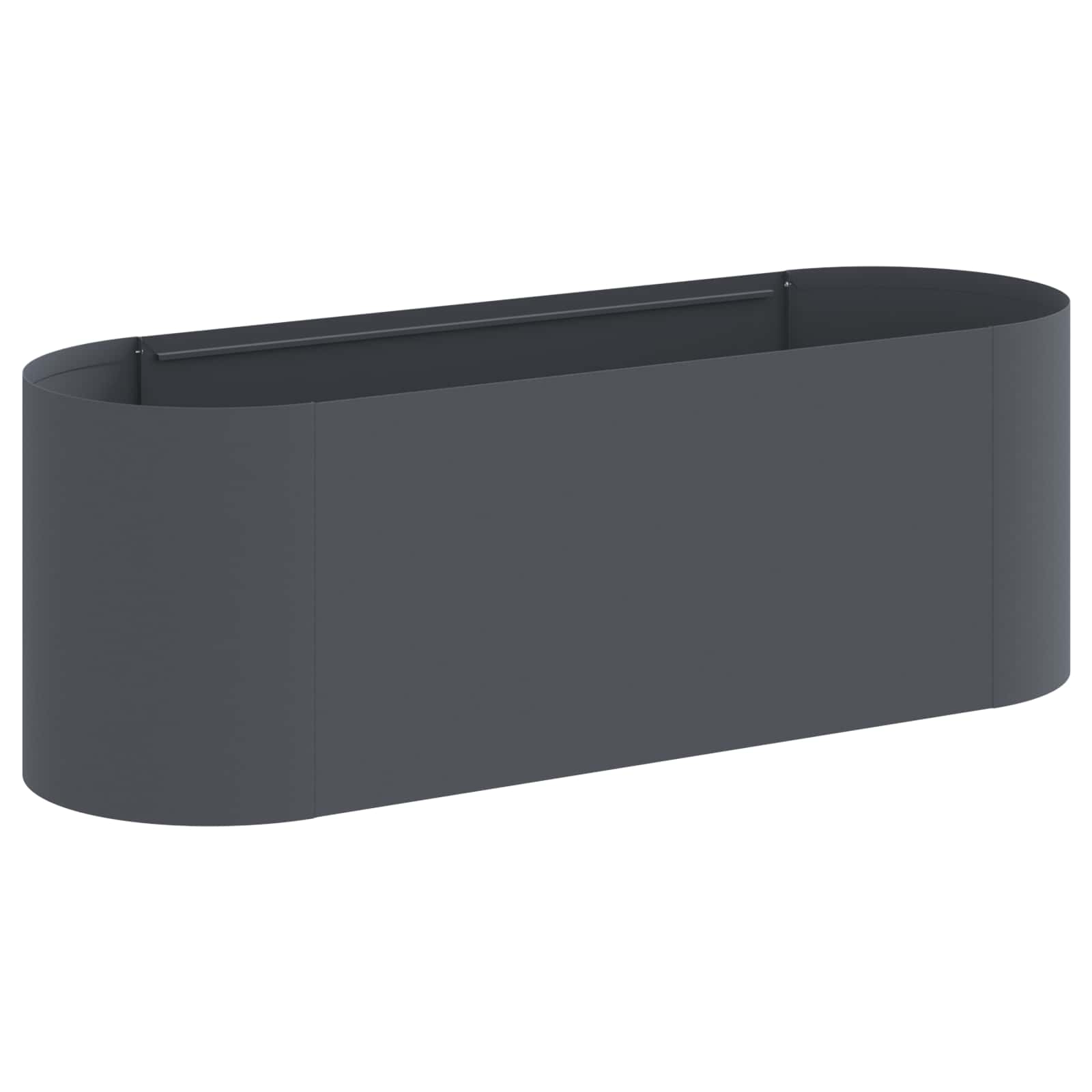 Letto rialzato da giardino Antracite 120 x 40 x 40 cm | homemem39