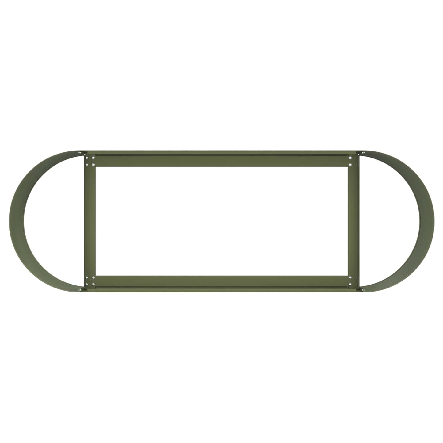 Letto rialzato da giardino Verde Oliva 120 x 40 x 40 cm | homemem39