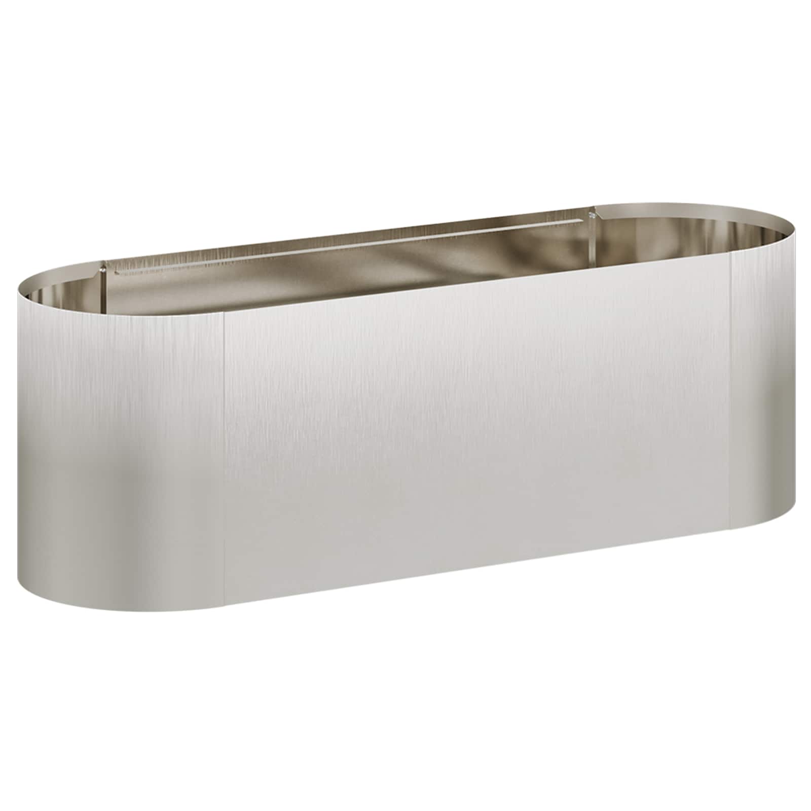 Letto rialzato da giardino Acciaio Inox 120 x 40 x 40 cm | homemem39