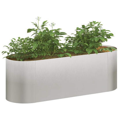 Letto rialzato da giardino Acciaio Inox 120 x 40 x 40 cm | homemem39