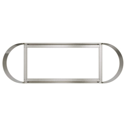 Letto rialzato da giardino Acciaio Inox 120 x 40 x 40 cm | homemem39