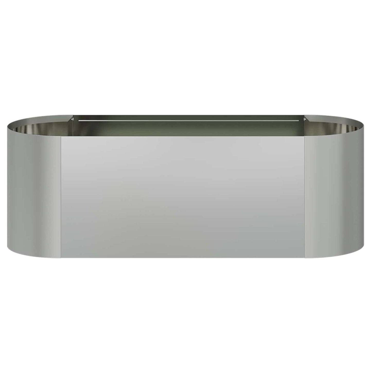 Letto rialzato da giardino Acciaio zincato 120 x 40 x 40 cm | homemem39