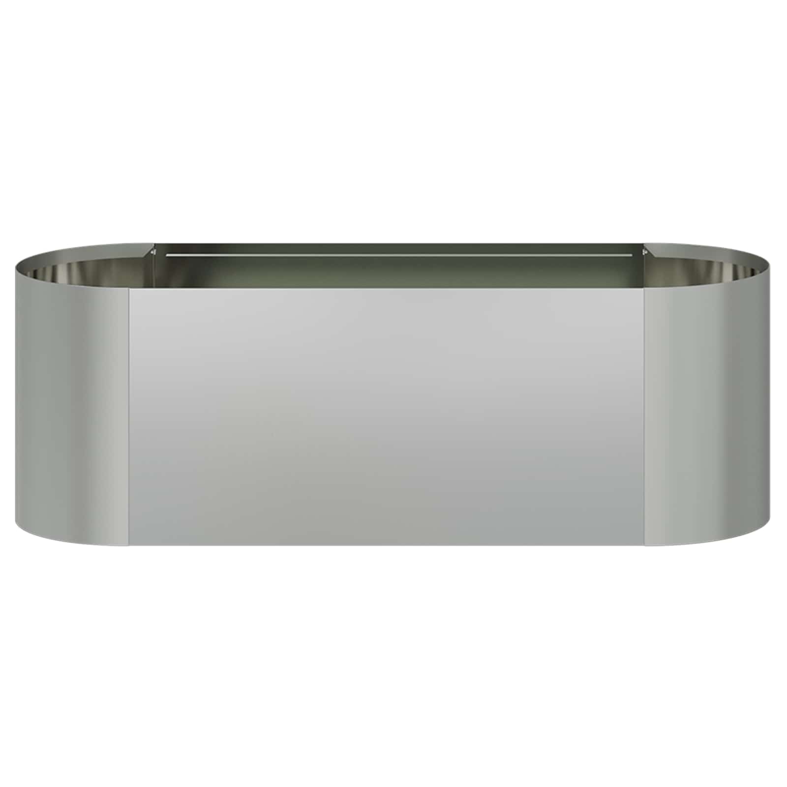 Letto rialzato da giardino Acciaio zincato 120 x 40 x 40 cm | homemem39