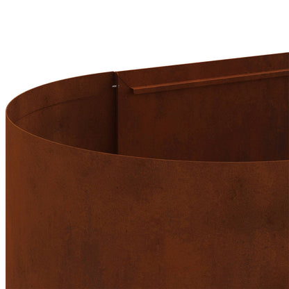 Letto rialzato da giardino Acciaio Corten 120 x 40 x 40 cm | homemem39