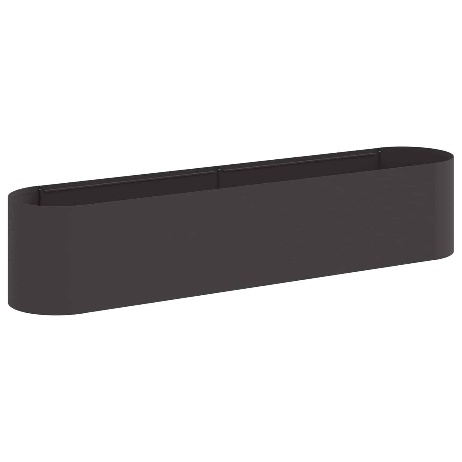 Letto rialzato da giardino Nero 200 x 40 x 40 cm | homemem39