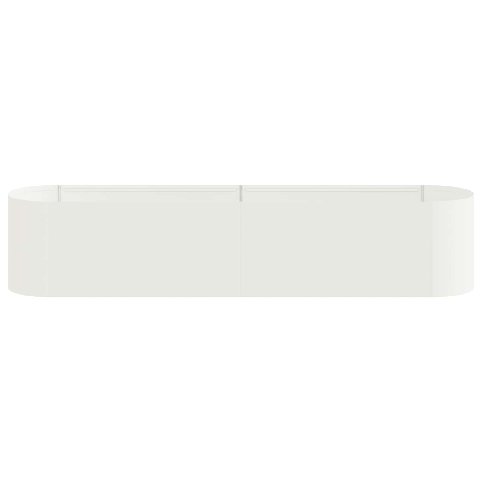 Letto rialzato da giardino Bianco 200 x 40 x 40 cm | homemem39