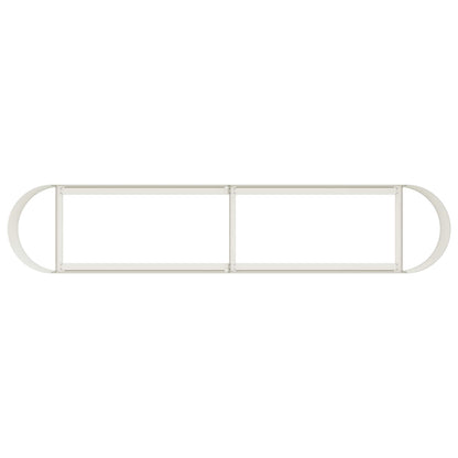 Letto rialzato da giardino Bianco 200 x 40 x 40 cm | homemem39