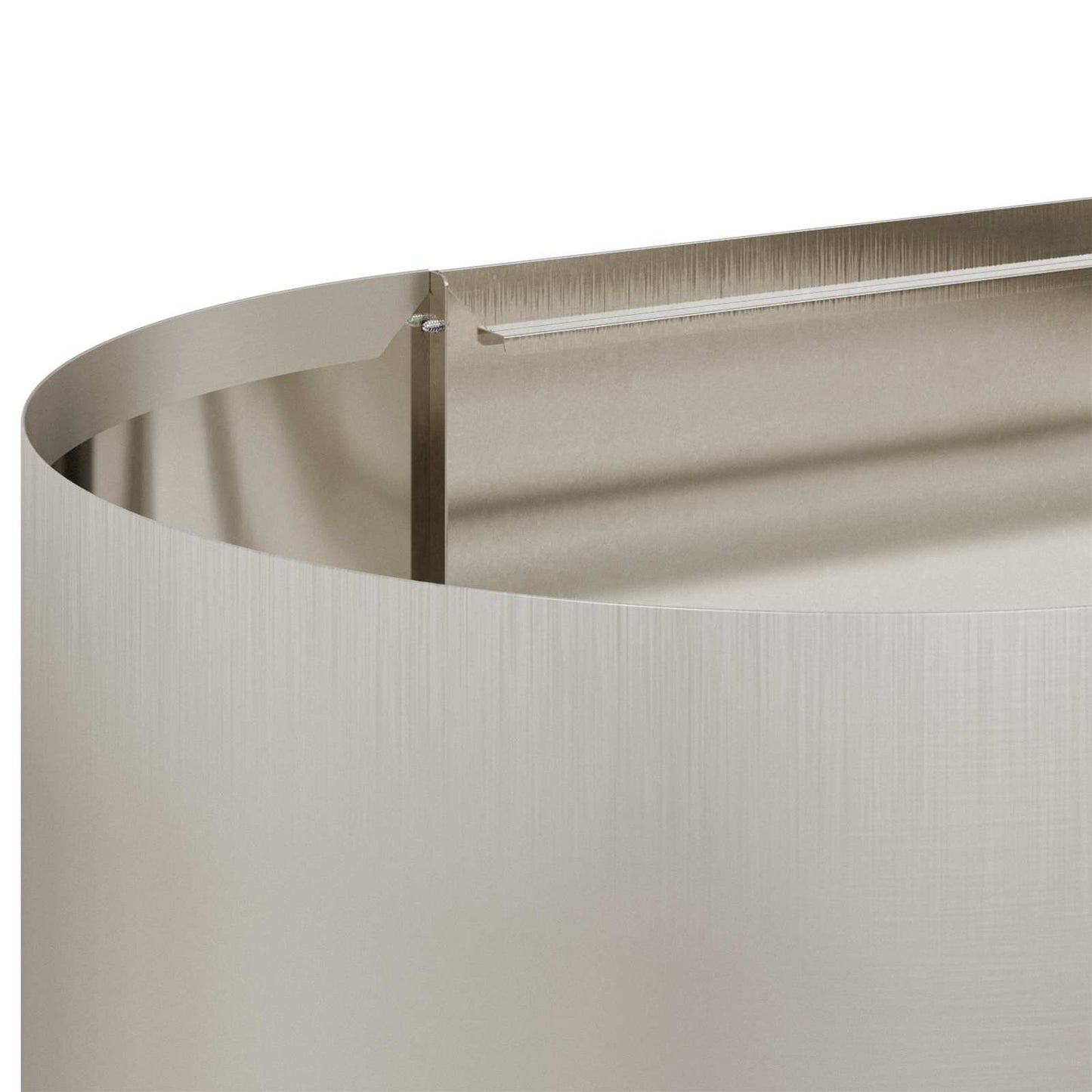 Letto rialzato da giardino Acciaio Inox 200 x 40 x 40 cm | homemem39