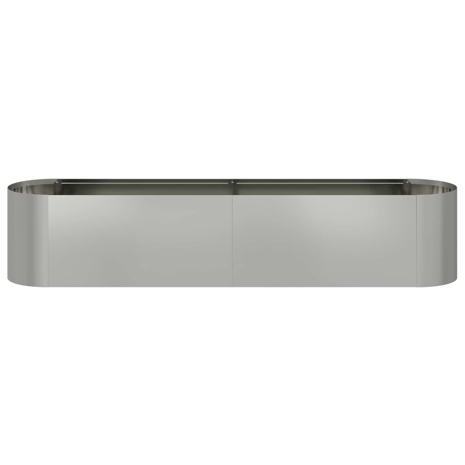 Letto rialzato da giardino Acciaio zincato 200 x 40 x 40 cm | homemem39