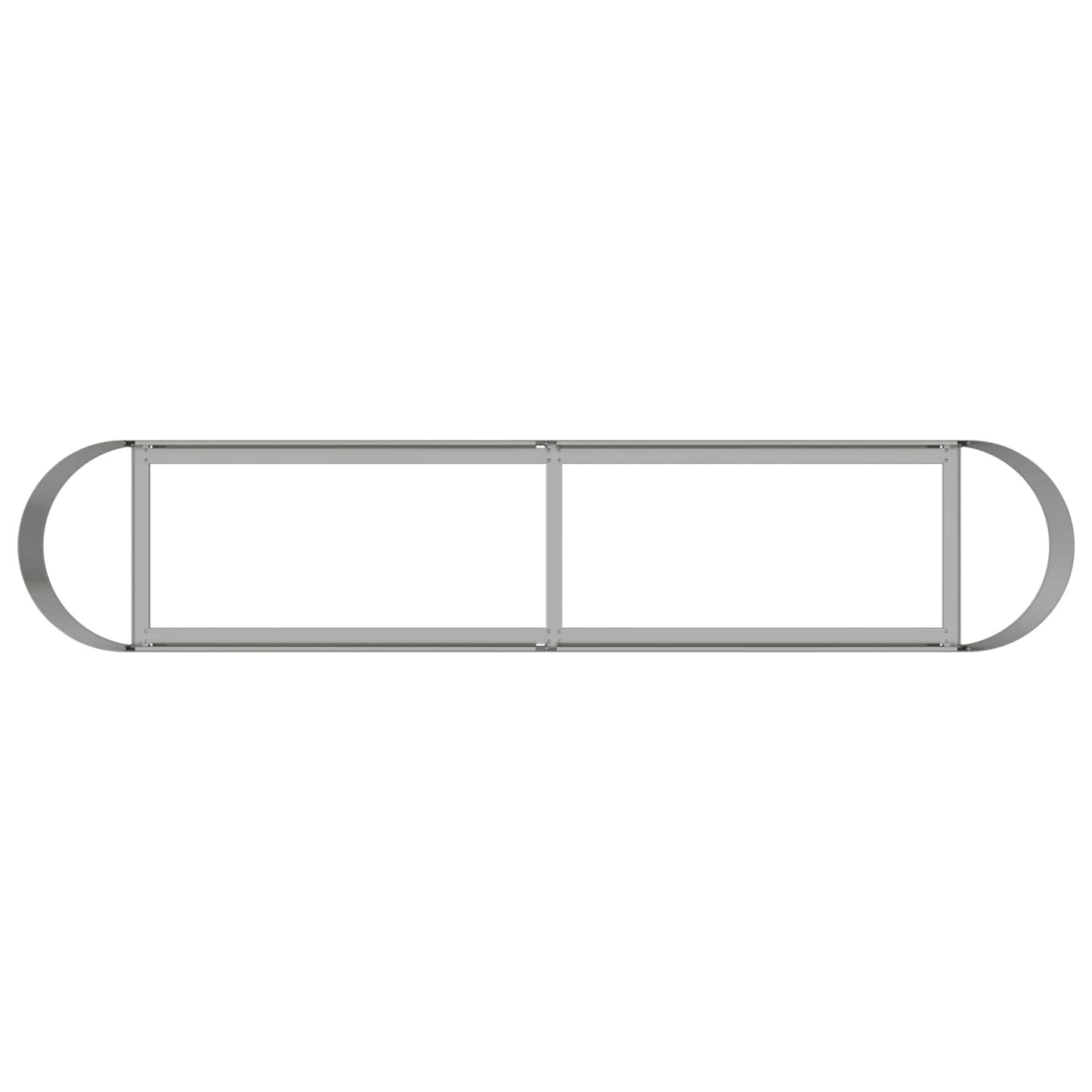 Letto rialzato da giardino Acciaio zincato 200 x 40 x 40 cm | homemem39