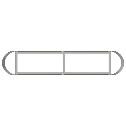 Letto rialzato da giardino Acciaio zincato 200 x 40 x 40 cm | homemem39