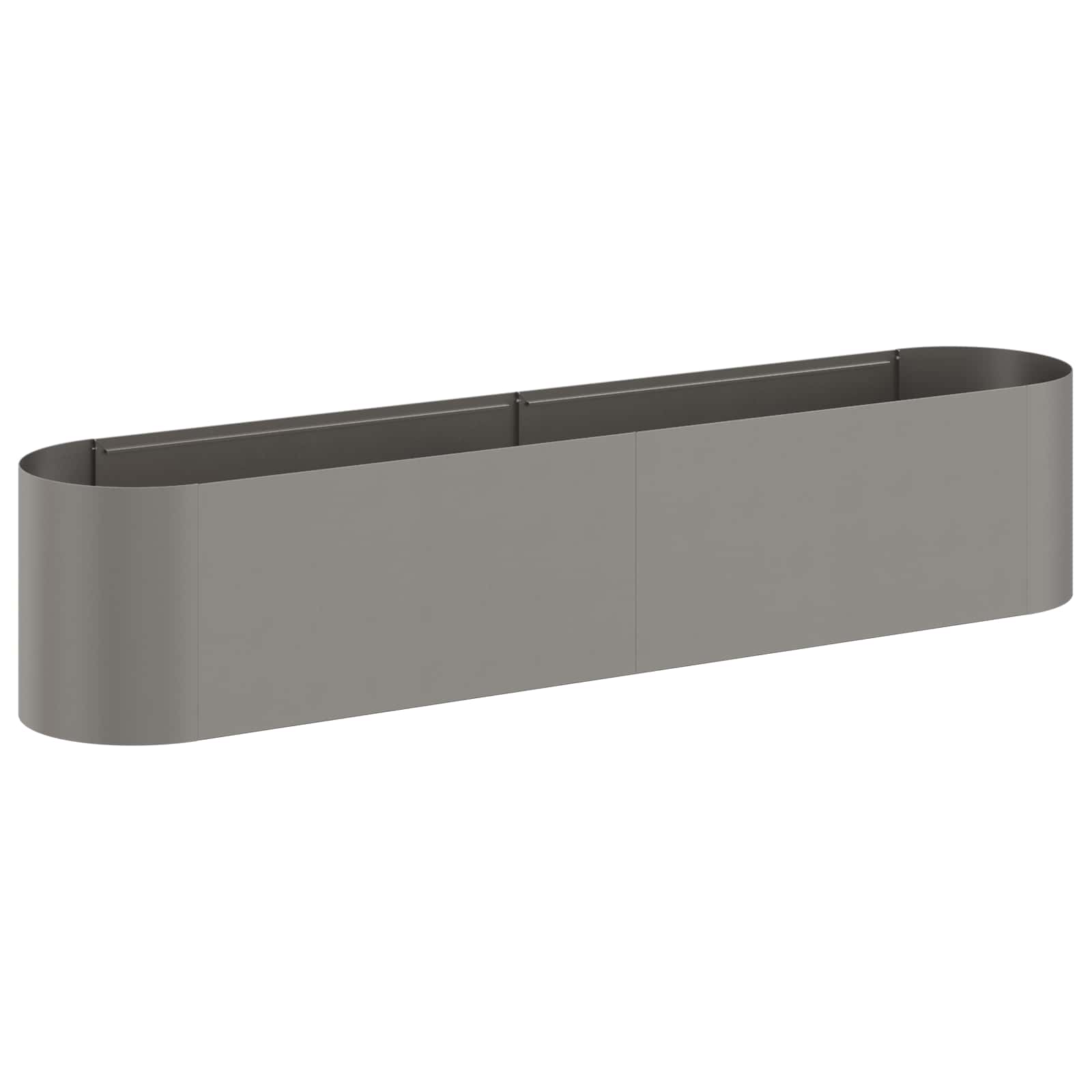 Letto rialzato da giardino Acciaio Corten 200 x 40 x 40 cm | homemem39
