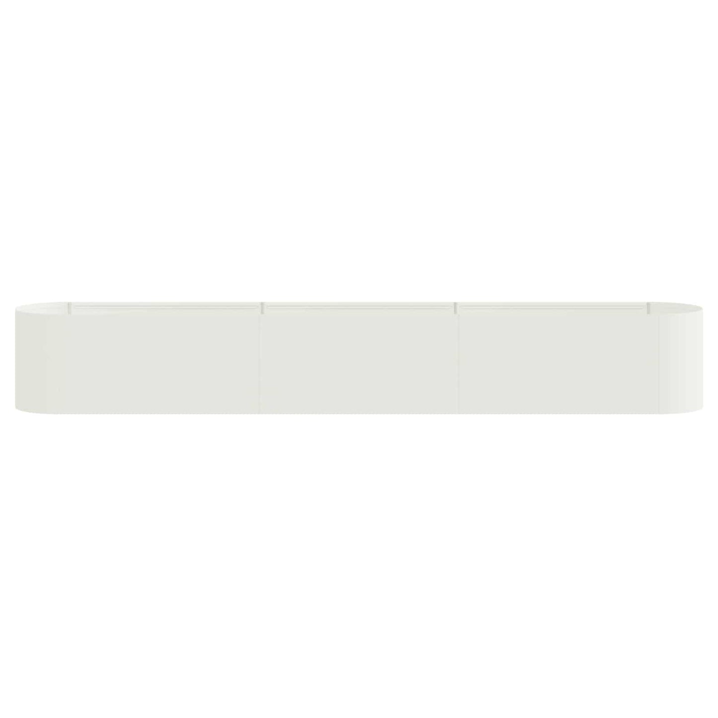 Letto rialzato da giardino Bianco 280 x 40 x 40 cm | homemem39