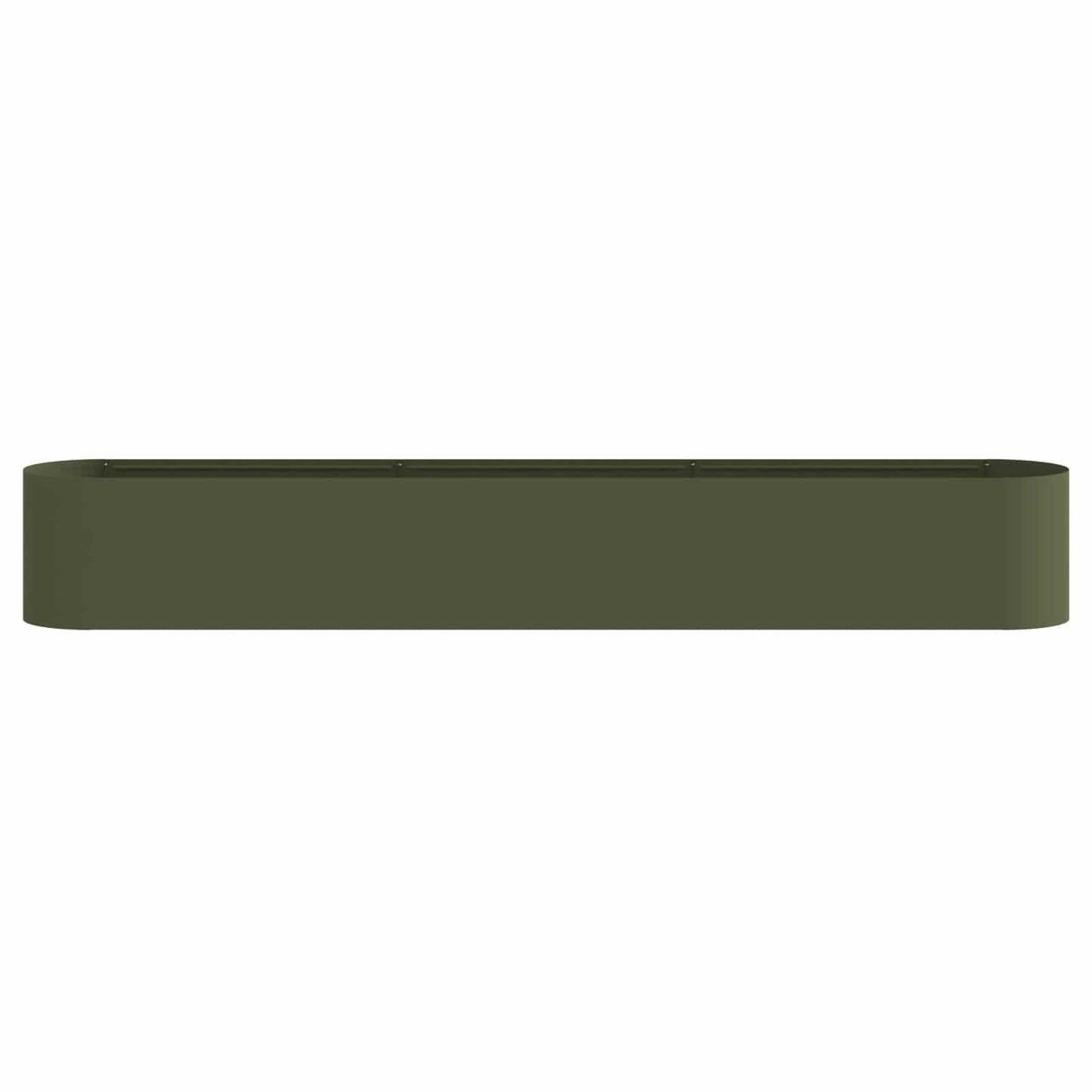 Letto rialzato da giardino Verde Oliva 280 x 40 x 40 cm | homemem39