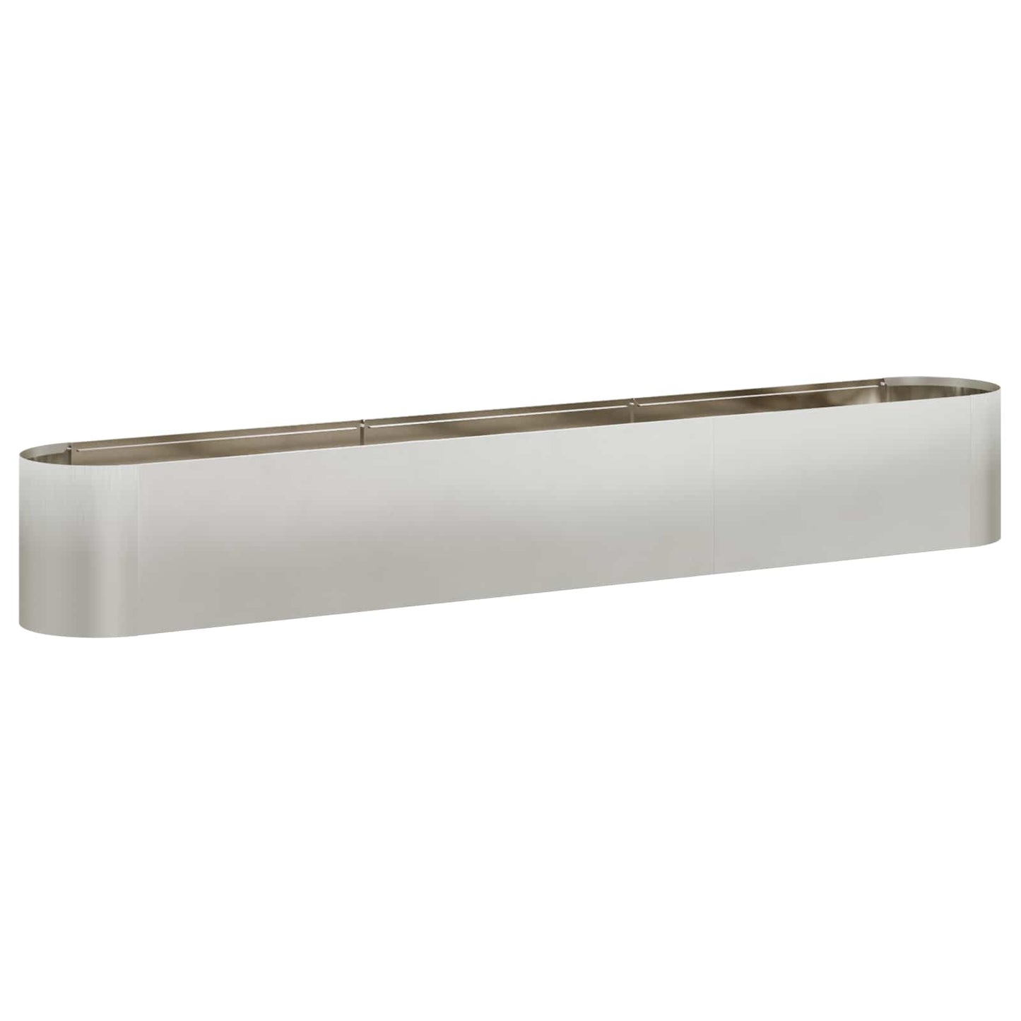 Letto rialzato da giardino Acciaio Inox 280 x 40 x 40 cm | homemem39