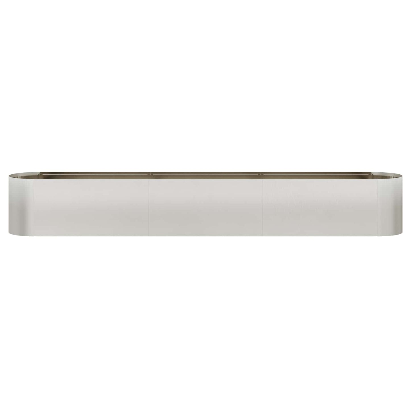 Letto rialzato da giardino Acciaio Inox 280 x 40 x 40 cm | homemem39