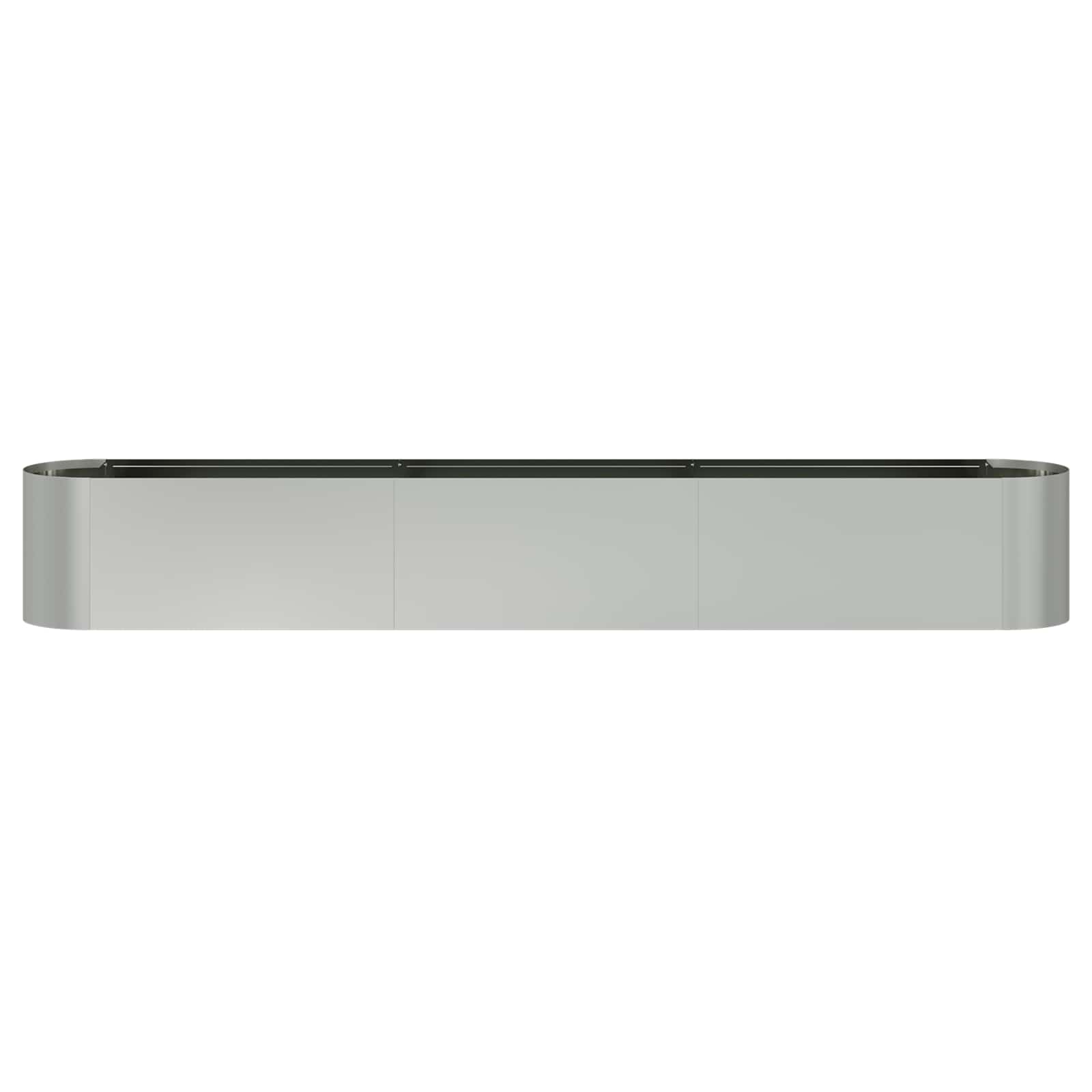 Letto rialzato da giardino Acciaio zincato 280 x 40 x 40 cm | homemem39