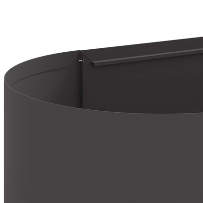 Letto rialzato da giardino Nero 360 x 40 x 40 cm | homemem39