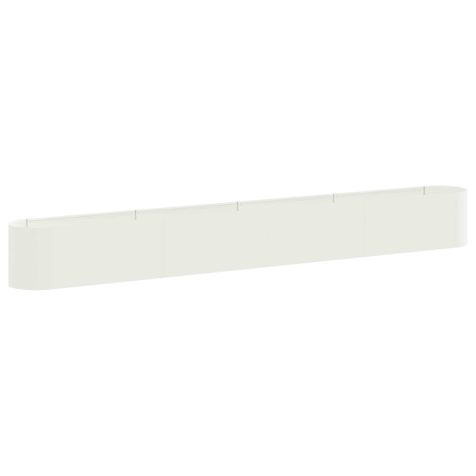 Letto rialzato da giardino Bianco 360 x 40 x 40 cm | homemem39