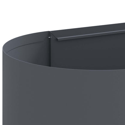 Letto rialzato da giardino Antracite 360 x 40 x 40 cm | homemem39
