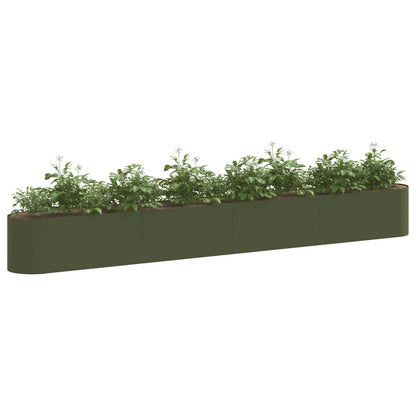 Letto rialzato da giardino Verde Oliva 360 x 40 x 40 cm | homemem39