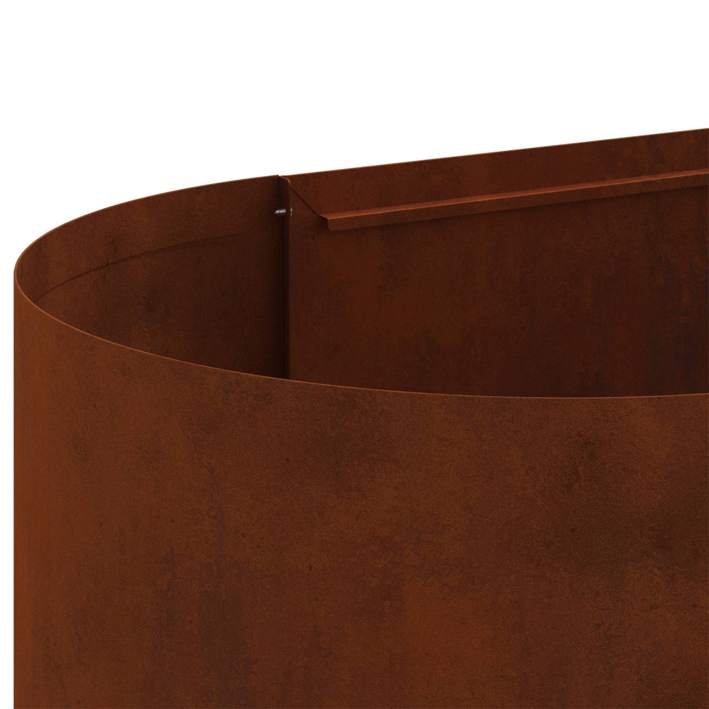 Letto rialzato da giardino Acciaio Corten 360 x 40 x 40 cm | homemem39