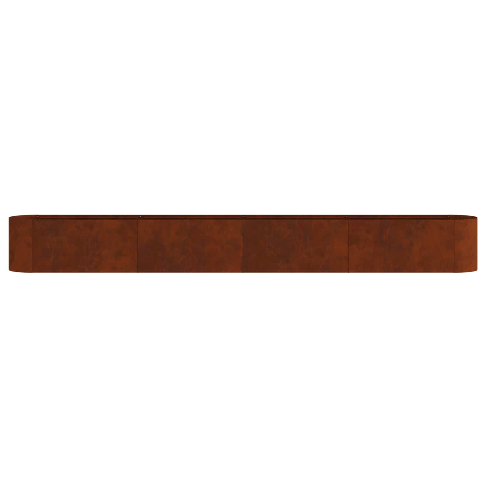 Letto rialzato da giardino Acciaio Corten 360 x 40 x 40 cm | homemem39