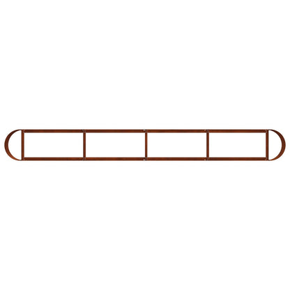 Letto rialzato da giardino Acciaio Corten 360 x 40 x 40 cm | homemem39