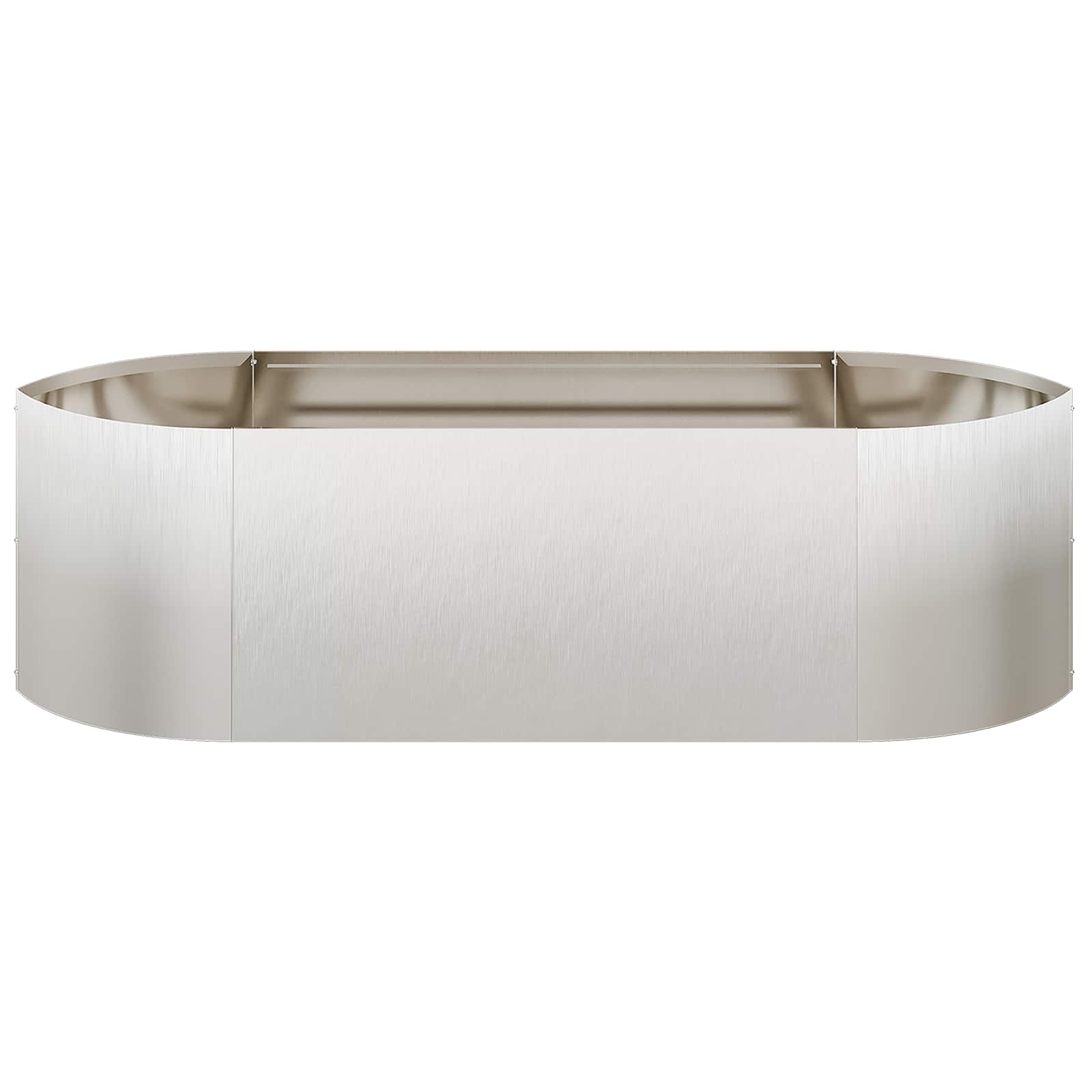 Letto rialzato da giardino Acciaio Inox 140 x 40 x 40 cm | homemem39