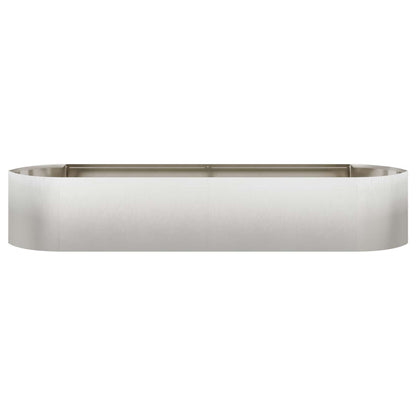 Letto rialzato da giardino Acciaio Inox 220 x 40 x 40 cm | homemem39