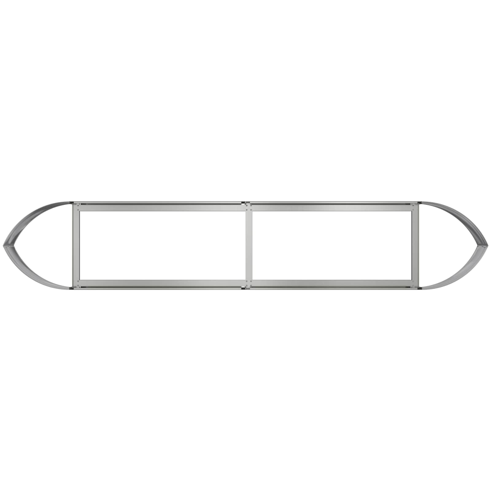 Letto rialzato da giardino Acciaio zincato 220 x 40 x 40 cm | homemem39