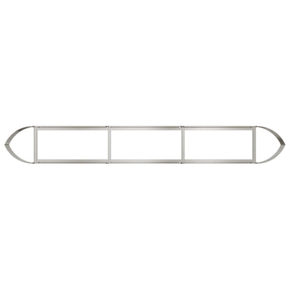 Letto rialzato da giardino Acciaio Inox 300 x 40 x 40 cm | homemem39