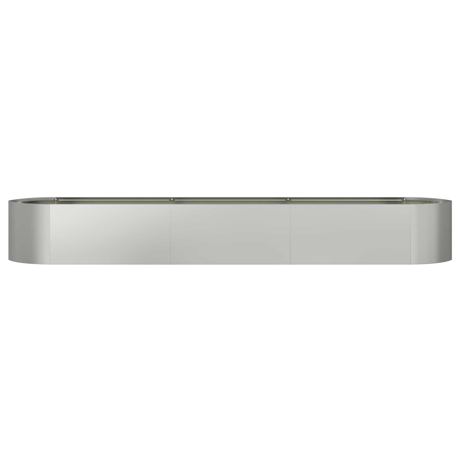 Letto rialzato da giardino Acciaio zincato 300 x 40 x 40 cm | homemem39