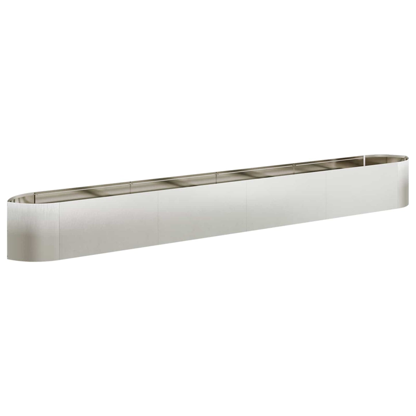 Letto rialzato da giardino Acciaio Inox 380 x 40 x 40 cm | homemem39
