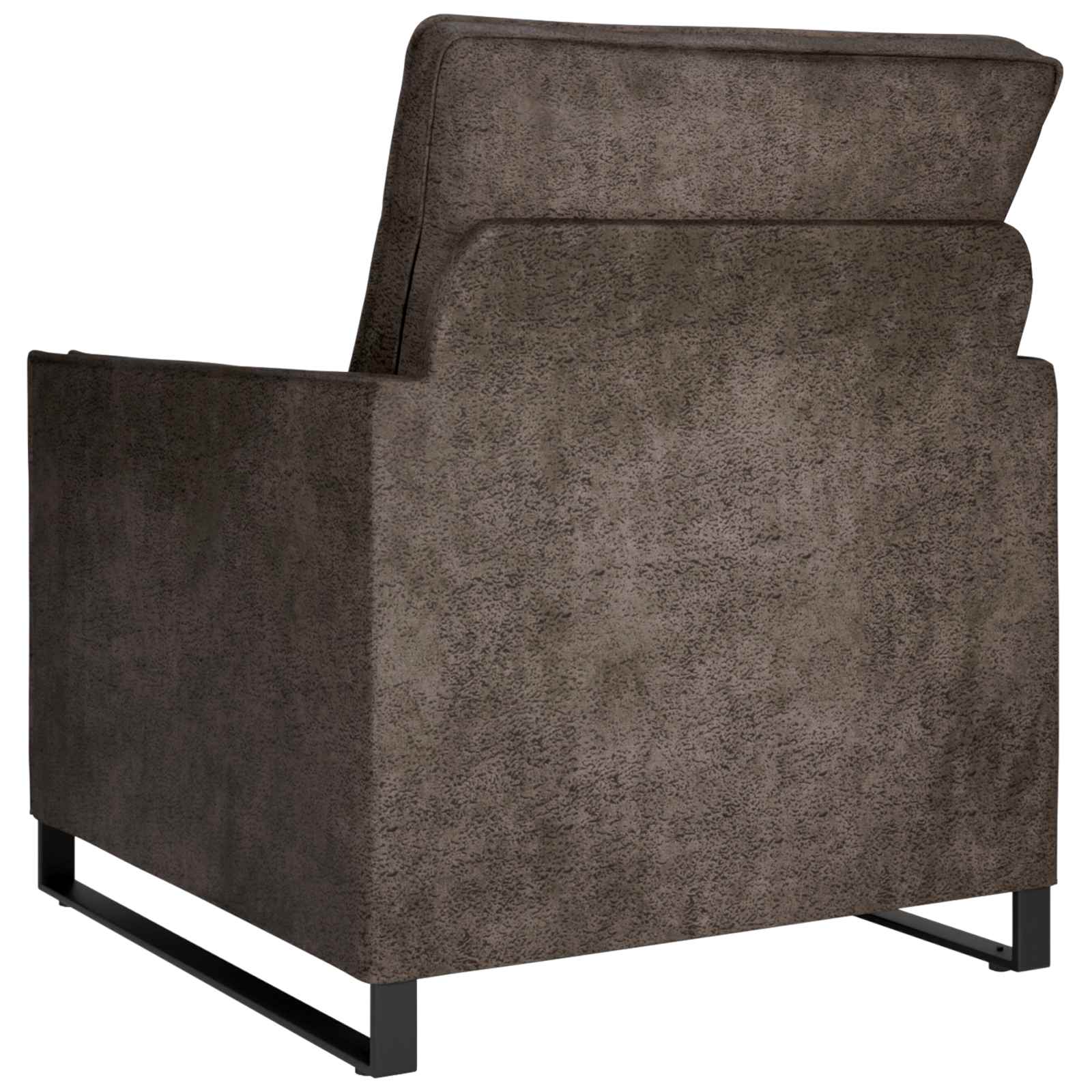 Divano Singolo Grigio Scuro 70 x 81 x 82 cm | homemem39