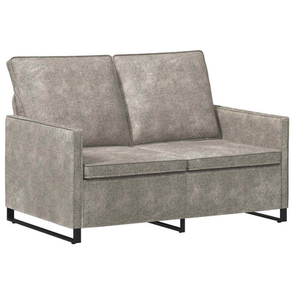 Divano a 2 posti Grigio Chiaro 130 x 81 x 82 cm | homemem39