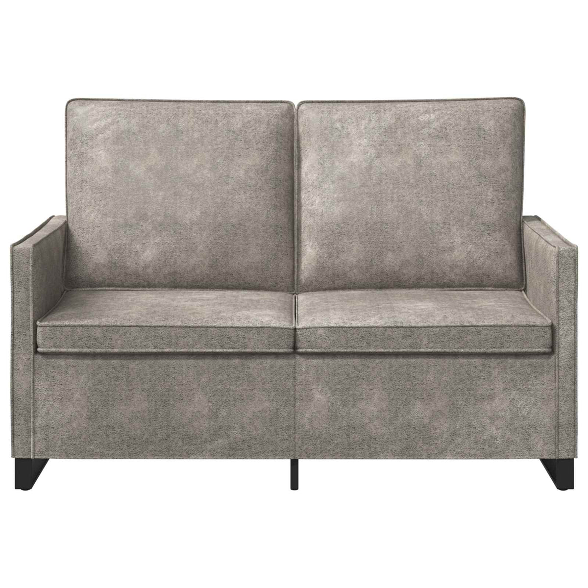 Divano a 2 posti Grigio Chiaro 130 x 81 x 82 cm | homemem39