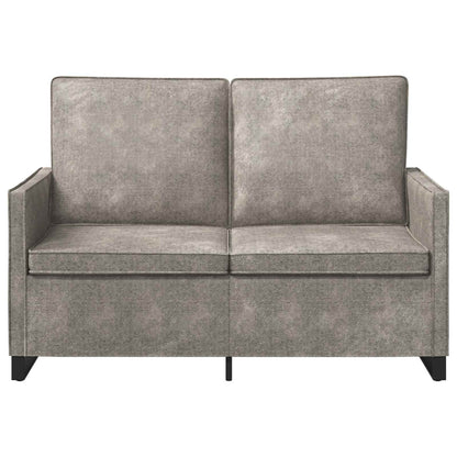 Divano a 2 posti Grigio Chiaro 130 x 81 x 82 cm | homemem39