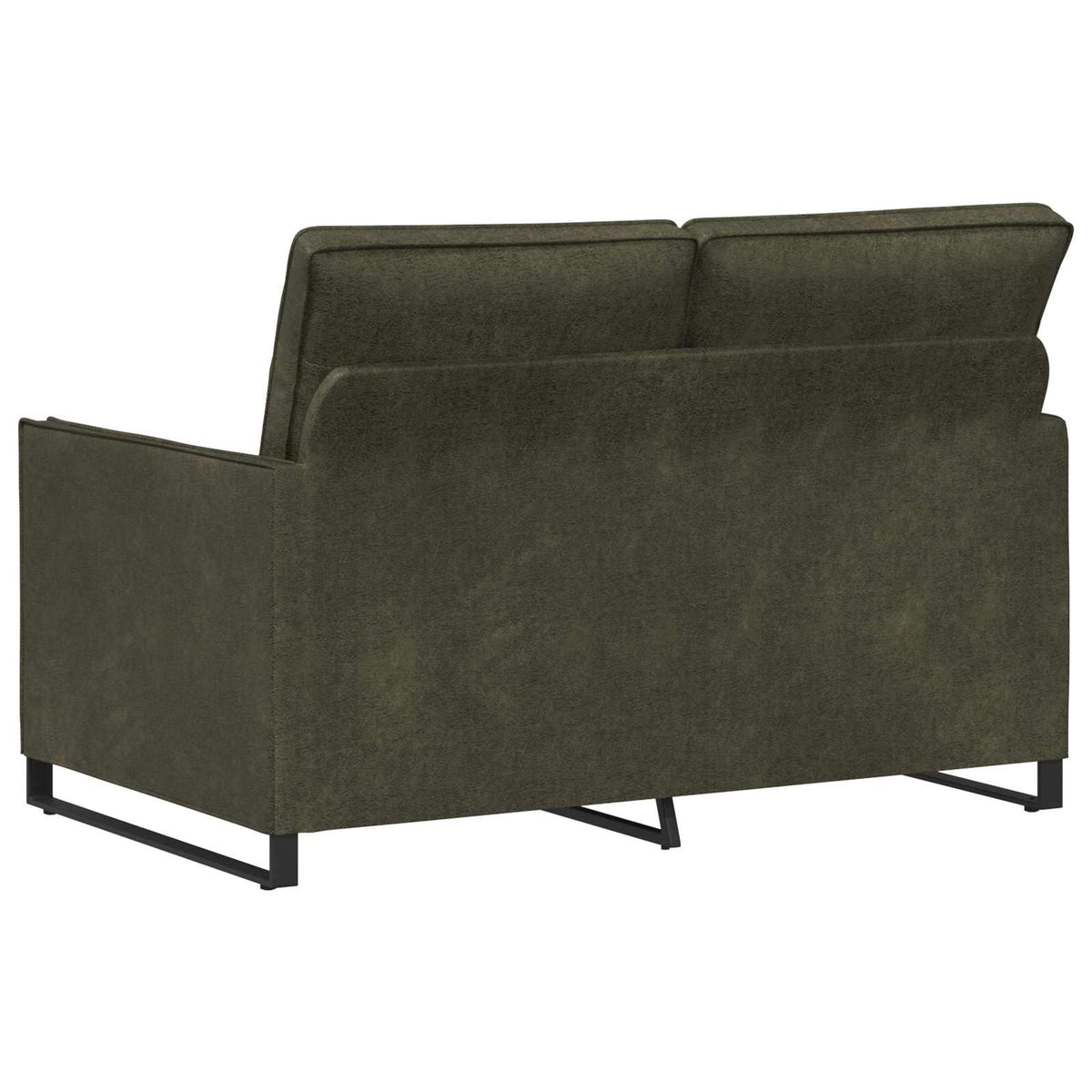 Divano a 2 posti Verde militare 130 x 81 x 82 cm